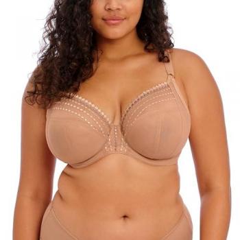 Elomi Matilda Underwired Plunge Bra - Beige, G-M Cup, Women's Size L 80