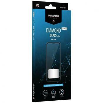 MS Diamond Glass Lite Edge FG para Realme C53 / Narzo N53, película de vidrio templado completa, color negro, con adhesivo total