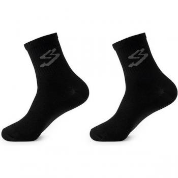 Calcetín de ciclismo unisex Spiuk Top Ten medio (pack 2 unidades) negro