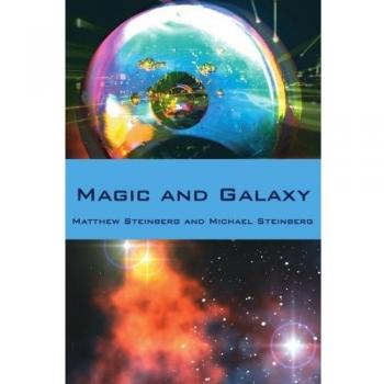 Papel de magia y galaxia
