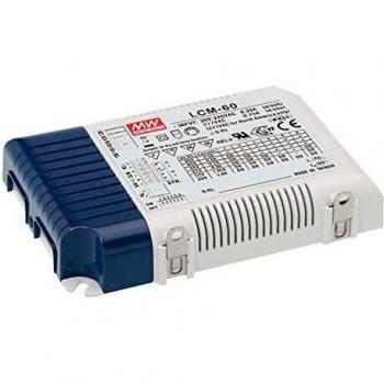LED Driver MEAN WELL Ajustable LCM-60, 0-10V, PWM, regulable