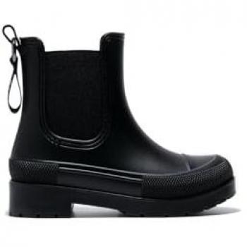 Botas Impermeables Conguitos para Niños con Laterales Elásticos - Botines de Agua Negros