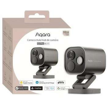 Cámara de seguridad Aqara G5 Pro Wi-Fi 2.6K, Visión Nocturna Color, Compatible Zigbee/Thread/Matter, IP65