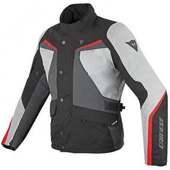 Dainese G.Ice Evo Gore-Tex Chaqueta para Moto, Negro/High-Rise/Rojo, 48