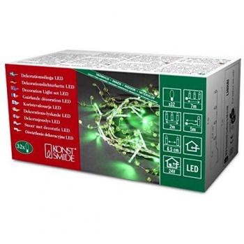 Konstsmide 3172-903 - Guirnalda led con perlas verdes