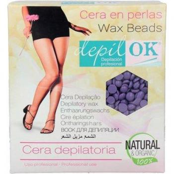 Depil Ok | Perlas de Cera Depilatoria Lavanda 1 Kg