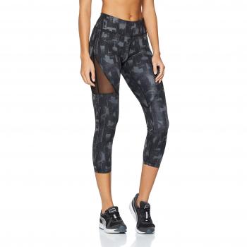 Puma Explosive 3/4 Graphic Tight Pantalones, Mujer, Iron Gate/Black, XS