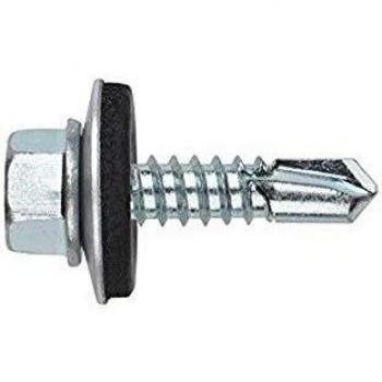 Index Fixing Systems ABE166325 [ DIN-7504-K autotaladrante de Cabeza Hexagonal Estampada. Tornillo con arandela ARVUL