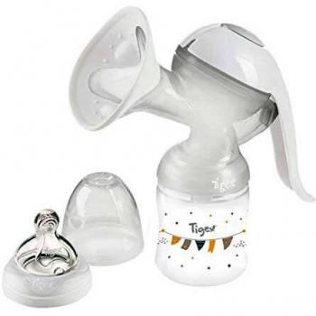 Tigex Multiflow - Extractor de Leche Manual con Almohadilla Ergonómica y Potencia Ajustable