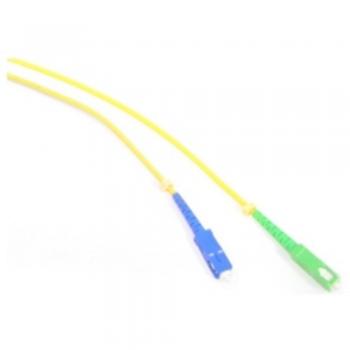 BeMatik - Cable de Fibra óptica LC/PC a SC/APC 5m monomodo simplex 9/125