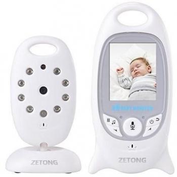 Generic XP de 601 2.4 GHz Digital Video Baby Monitor de 2 Vías de audio con visión nocturna - Cámara, Color blanco