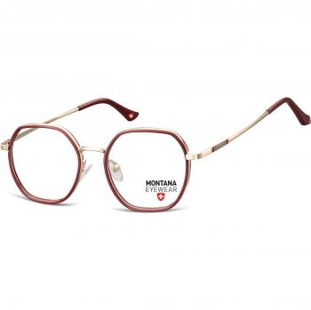 Montana Eyewear M-MTR583 Armazones y Gafas Recetadas para Hombre Dorados 49 Lentes