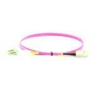 Cable de fibra óptica MicroConnect LC/UPC-SC/UPC 0.5m OM4 Violeta