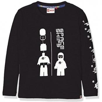 Lego Wear Tony 711, Camiseta para Niños, Black, 146