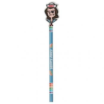 Lápiz con borrador Scoops Ahoy-Steve 19.5 cm