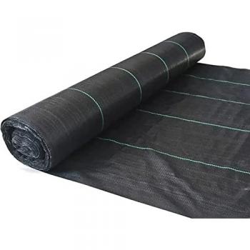 Malla Antihierba Bonerva 100 g/m2 - Rollo de 1x50 Metros para Control de Maleza