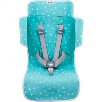 Colchoneta Jyoko para Silla Maclaren y Techno de Algodón y Espuma Mint Sparkles