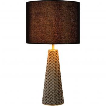 Lucide Lámpara de mesa Extravaganza Velvet, negra - Lámpara de mesa, material terciopelo negro, diseño extravagante