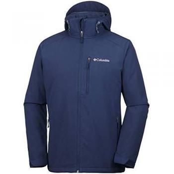 Columbia Gate Racer Chaqueta Softshell para Hombre, Azul