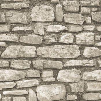 Rollo Papel Pintado Alta calidad Textura Piedra 3D Beige 0,53x10m 2061-2 ICH