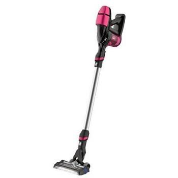 Rowenta X-pert Essential 260 RH7329 Aspiradora de Mano sin Cable, Cabezal con LED, batería de Ion-Litio 21,9 V, hasta 25 min, Dos cepillos, sin Bolsa, para Suelos, Zonas Altas, Base para Pared, Rosa