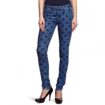 Pieces - Leggings con lunares para mujer, talla 40/42