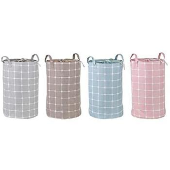 Caja Decorativa DKD Home Decor 35 x 35 x 55 cm Poliéster Goma Eva (4 Piezas)