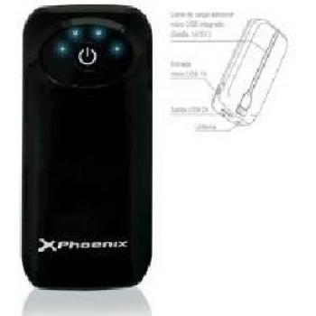 Phoenix Technologies PHPOWERBANK5200 - Batería portátil de 5200 mAh para cualquier dispositivo cargable con USB