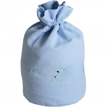 Baby Elegance Star Ted - Bolsa para ropa sucia, color azul