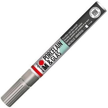 Marabu Silver Porcelain Decorative Painter with 1-2mm Tip