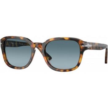 Persol PO3305S Col. 1052S3 Unisex Round Turtle Sunglasses, Brown, Multicolor, Size: 54 MM