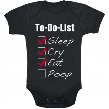 To-Do-List Body Bebé Negro 62/68