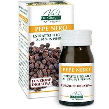 Extracto Titulado de Pimienta Negra Dr. Giorgini 60 Compresas