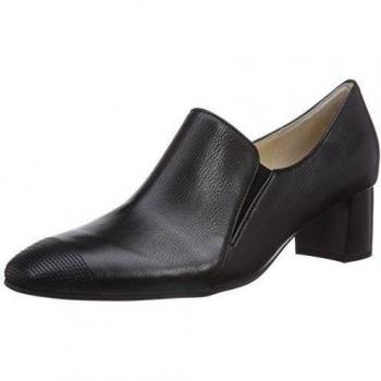 Högl 9-124510-0100 - mocasines de cuero mujer, color negro, talla 38
