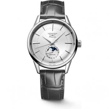 Longines Flagship Heritage Automatic Men's Watch 38.5mm Grey Steel L48154722