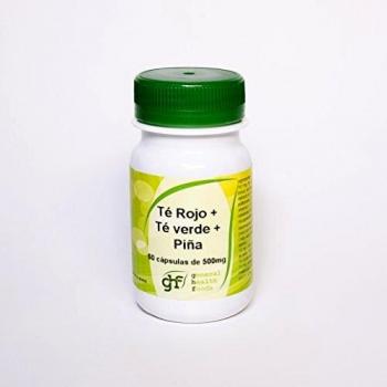 GHF - GHF Té Verde, Té Rojo y Piña 60 cápsulas 500mg