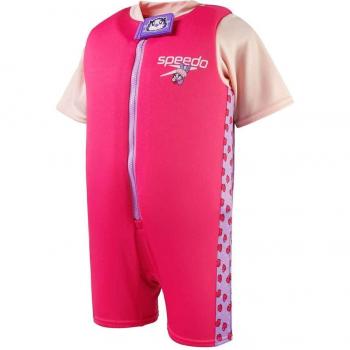Chaleco de flotación Speedo Learn to Swim Character Printed Float Vest rosa lila pastel beige infantil - 2-3
