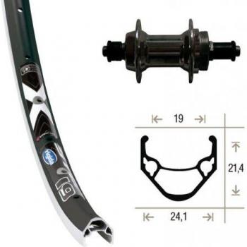 Bike-Parts H-RAD 75Alu Bicicleta de Paseo, Plata, Size