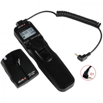 Viltrox JY-710-C1 Disparador controlador remoto inalámbrico, 2.4 gHz, time lapse, intervalómetro, temporizador para Canon T4i T5i T3i T2i 60D 70D 100D 700D 1200D