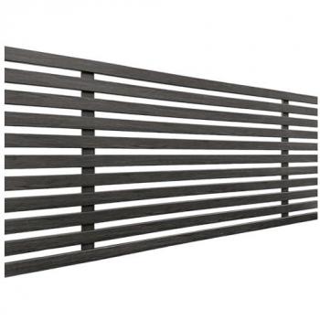 Cabecero de Madera Reciclada DM Estilo Japonés 95x46cm con Herrajes Incluidos - Ceniza Madera