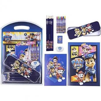 CERDÁ LIFE'S LITTLE MOMENTS Set Escolar Completo con Estuche Metálico y Material Escolar de Paw Patrol - Licencia Oficial Nickelodeon