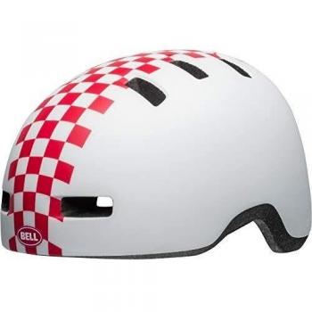 BELL Lil Ripper Toddler Casco de Ciclismo, Infantil, Checkers Matte White, 45-51 cm