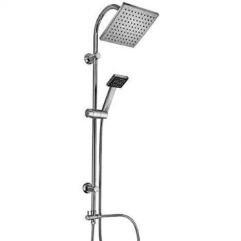 Columna de Ducha Ajustable Savona con Orificios y Acabado en Cromo
