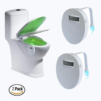 LED de WC Luz nocturna, batteriebetriebenes Toilette iluminación, Motion Sensor luz LED Toilet Light para niños baño Potty Entrenamiento