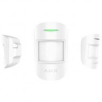 Ajax MotionProtect - Detector de movimiento inalámbrico blanco con inmunidad para mascotas