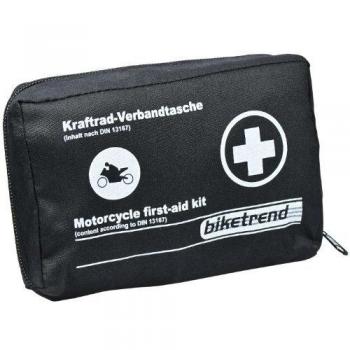 Cartrend Bolsa-Kit de primeros auxilios para moto, DIN 13167