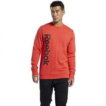 Reebok Te Linear Logo Crew Sudadera, Hombre, radred, L