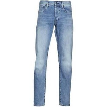 G-Star Raw Men's 3301 Regular Tapered Straight Leg Jeans, Light Indigo Aged, Size 34/34