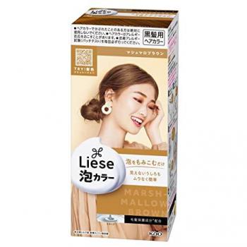 KAO Prettyia Liese Foam Color Marshmallow Brown 108mL (Quasi-drug) Hair Color for Black Hair
