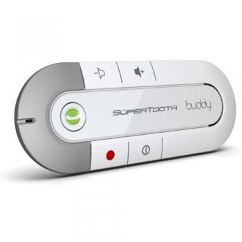 SuperTooth Buddy - Kit Manos Libres Bluetooth para Coches, Blanco